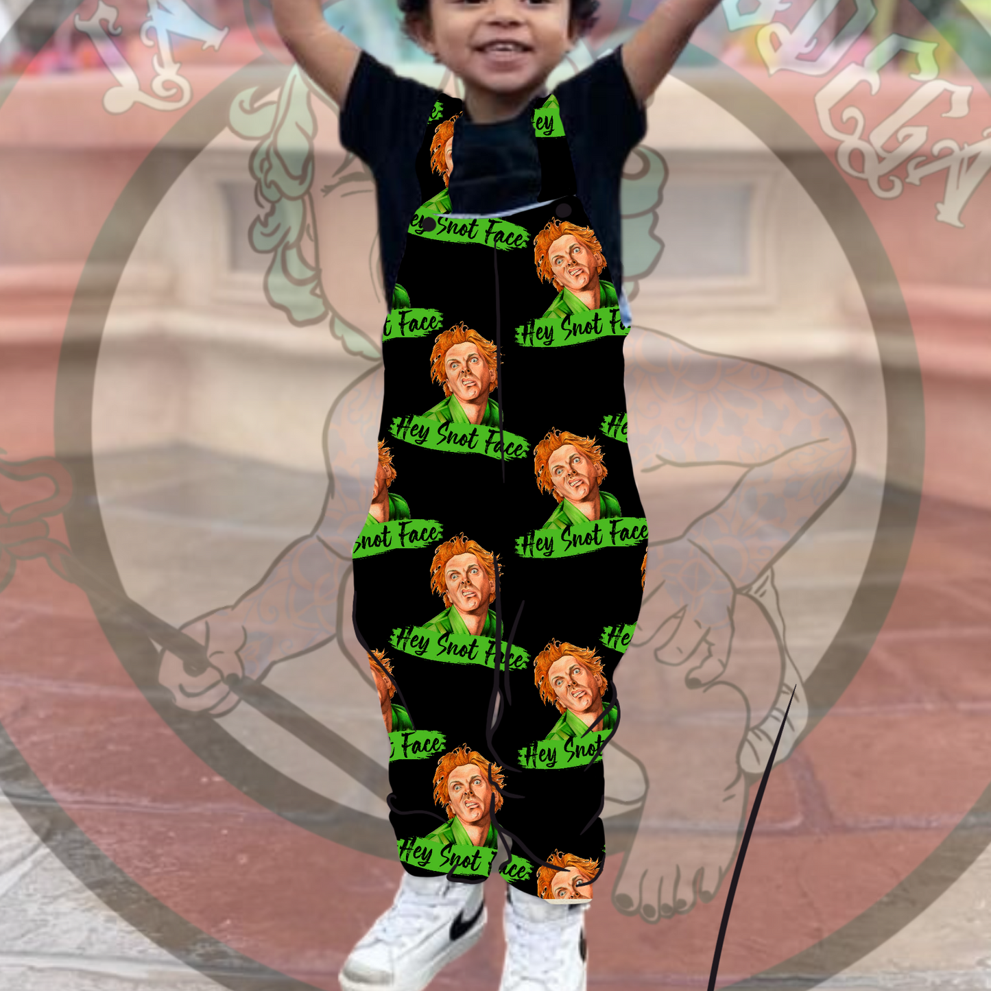 Custom snotface Standard Dungarees