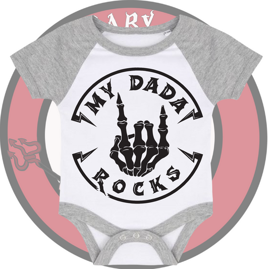 My dada rocks grow