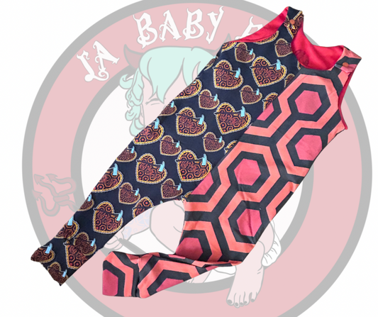 Mash up RedRum long romper