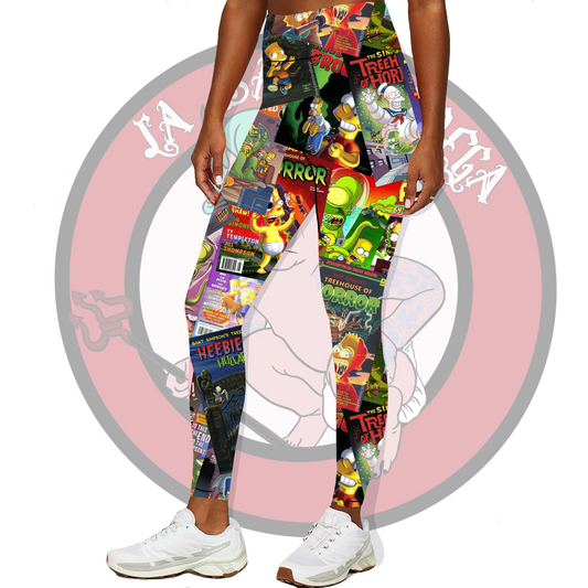 Horror treehouse leggings/biker shorts