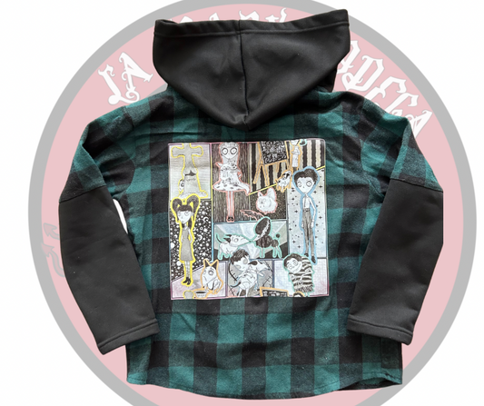 Upcycled checked jacket Frankenweenie