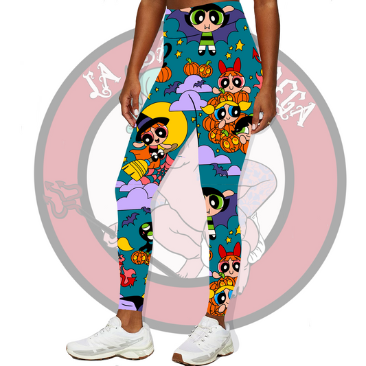 Spooky gals leggings/biker shorts