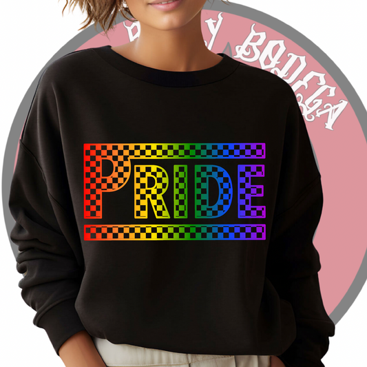 Pride checkered jumper