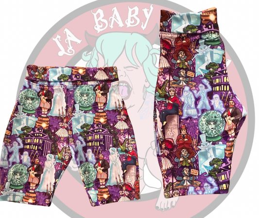 Haunted mansion biker shorts