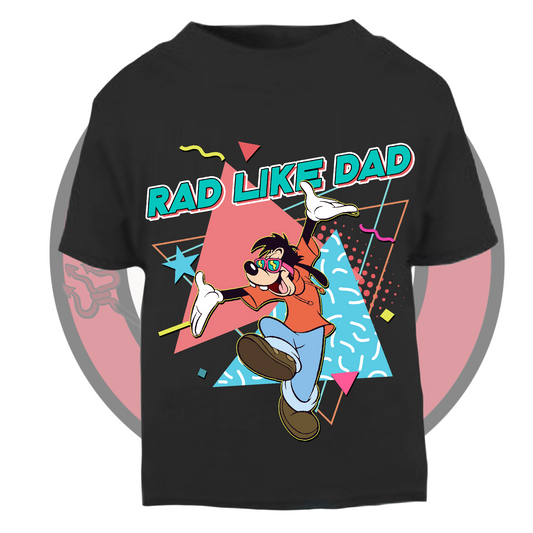 Retro rad like dad T