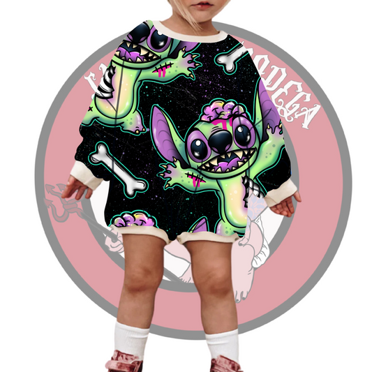 Zombie experiment sweatshirt/tshirt Romper