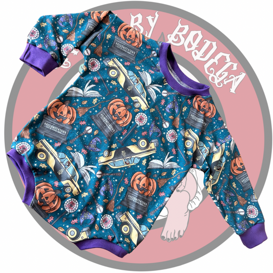 Halloween town sweatshirt/tshirt Romper