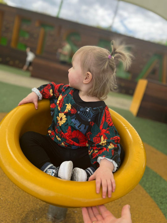 Floral vader Crew neck jumpers