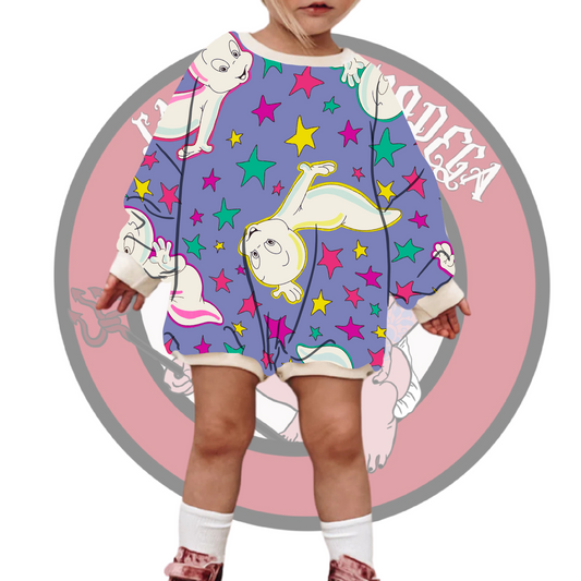 Friendly ghost sweatshirt/tshirt Romper