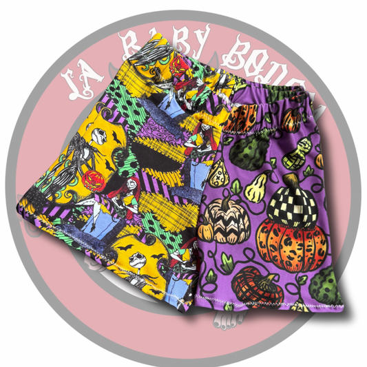 1-2y mash up NMBC baggy shorts