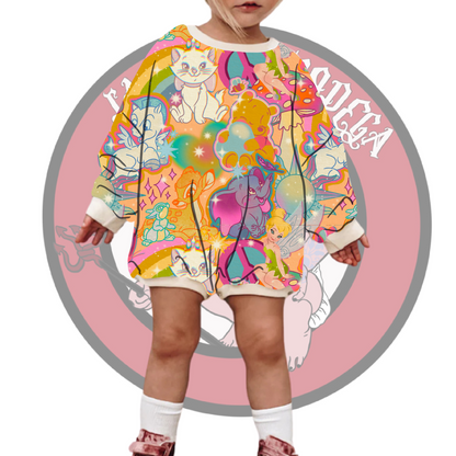 Sweatshirt / t-shirt rompers