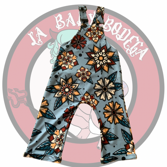 Flores dungarees